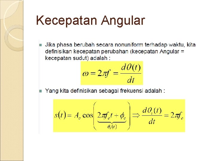 Kecepatan Angular 