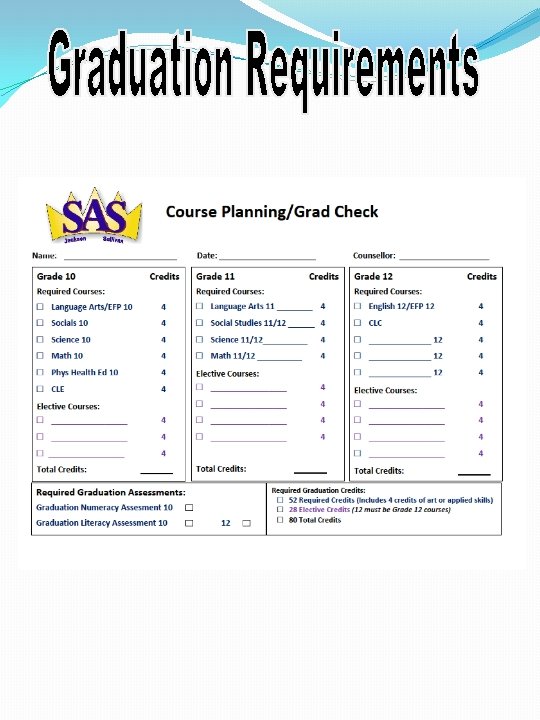 Grad Check Planning for graduation and beyond Where to Begin