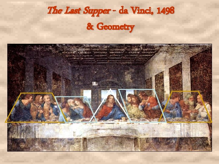 The Last Supper - da Vinci, 1498 & Geometry 