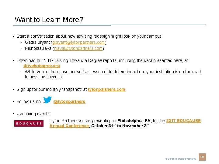 Brand Exposure Want to Learn More? • Start a conversation about how advising redesign Brand Exposure Want to Learn More? • Start a conversation about how advising redesign