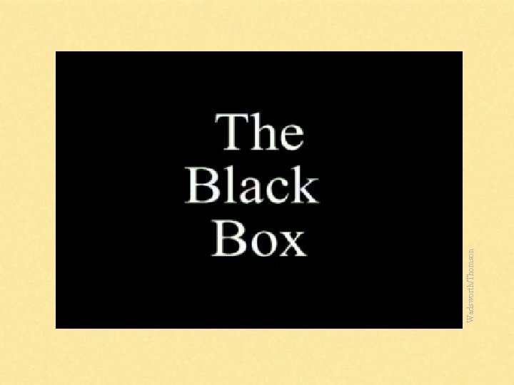 Wadsworth/Thomson Wadsworth/Thomson