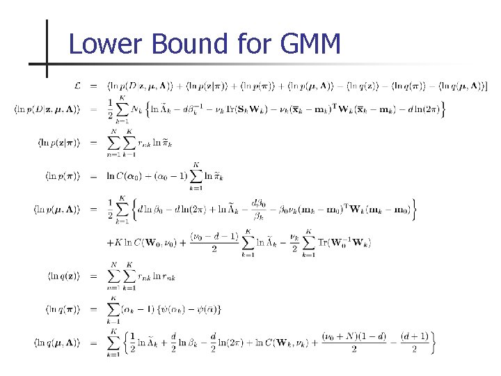 Lower Bound for GMM 