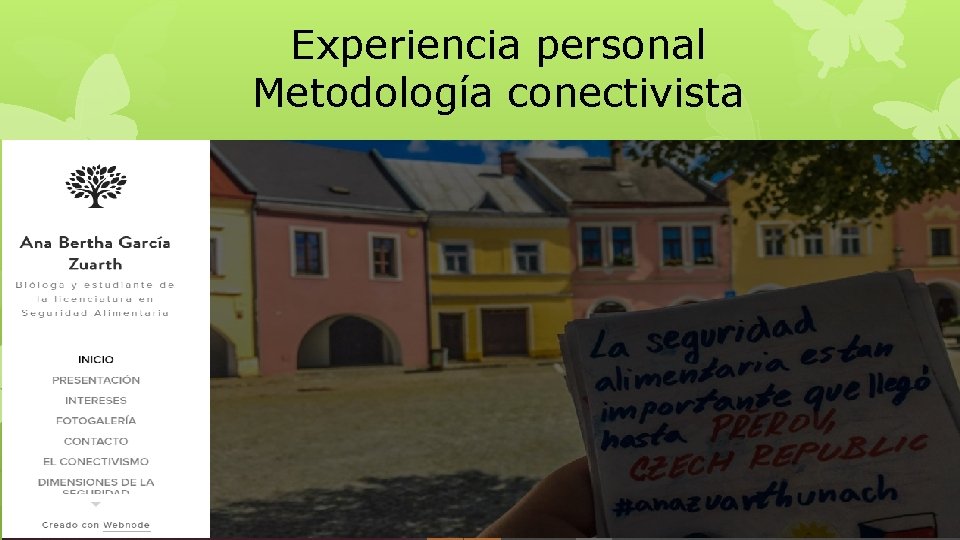 Experiencia personal Metodología conectivista 