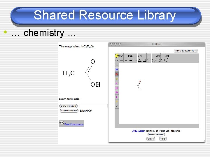 Shared Resource Library • … chemistry … 