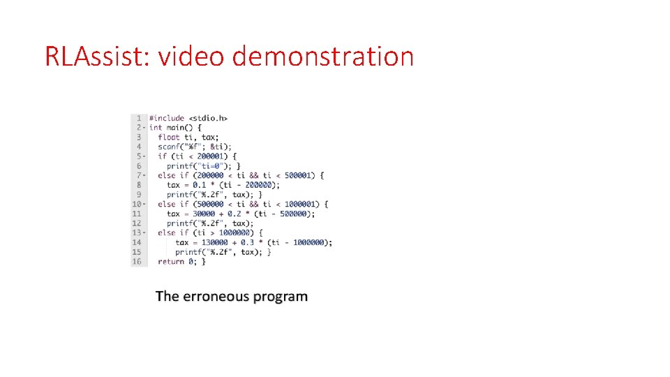 RLAssist: video demonstration 
