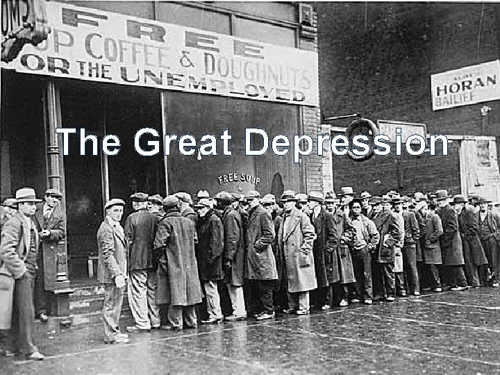 Great Depression The Great Depression 