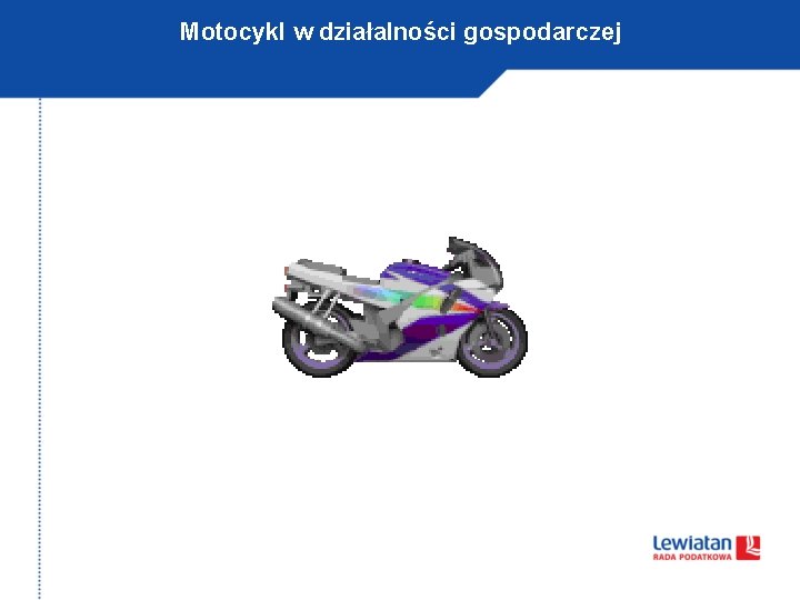 Motocykl w działalności gospodarczej 