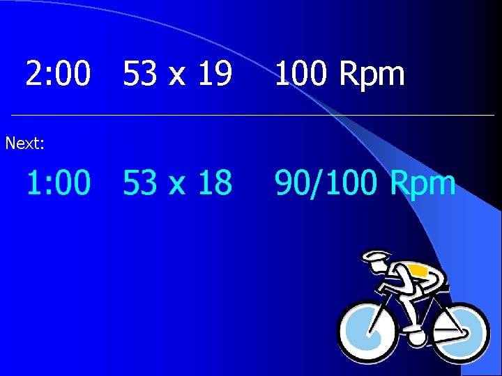 2: 00 53 x 19 100 Rpm Next: 1: 00 53 x 18 90/100