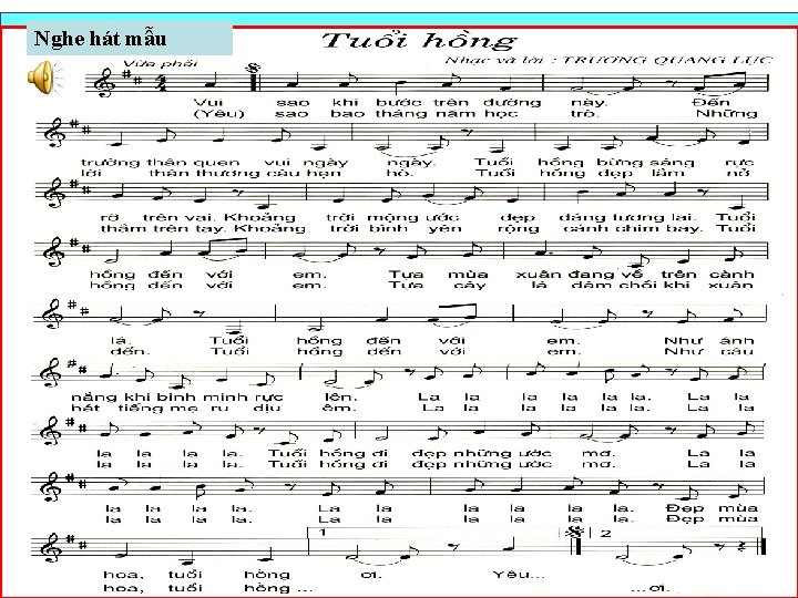 Nghe hát mẫu Nghe hát mẫu