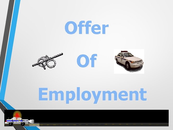 Offer Of Employment 