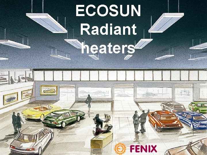 ECOSUN Radiant Heaters for ceiling mounting Radiant heaters 