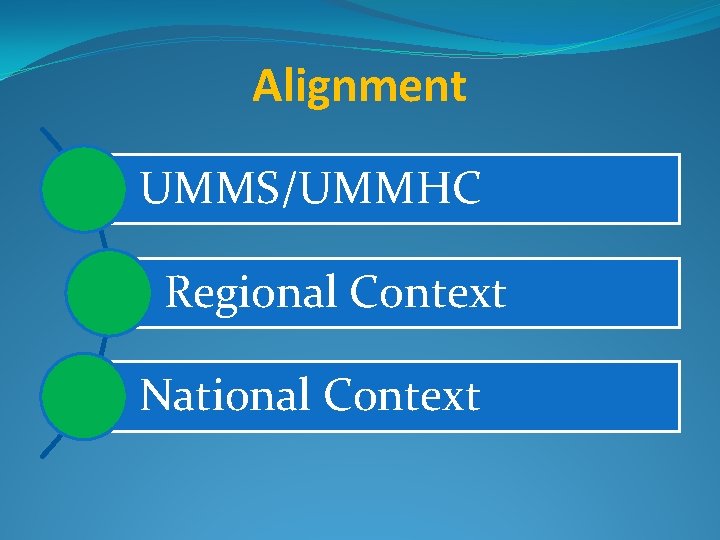 Alignment UMMS/UMMHC Regional Context National Context 