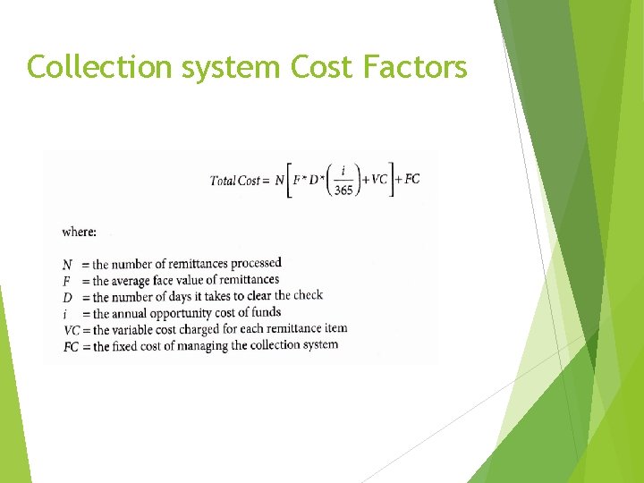 Collection system Cost Factors Collection system Cost Factors