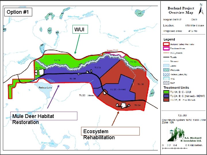 Option #1 WUI Mule Deer Habitat Restoration Ecosystem Rehabilitation 