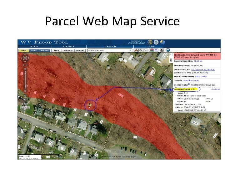Parcel Web Map Service 