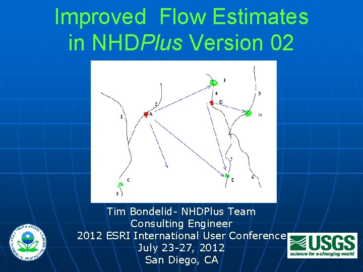 Improved Flow Estimates in NHDPlus Version 02 Tim Bondelid- NHDPlus Team Consulting Engineer 2012