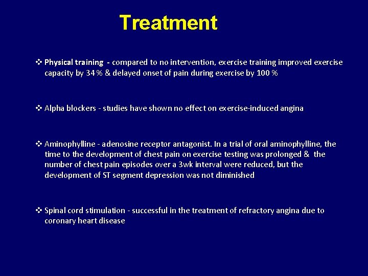 Treatment v Physical training - compared to no intervention, exercise training improved exercise capacity