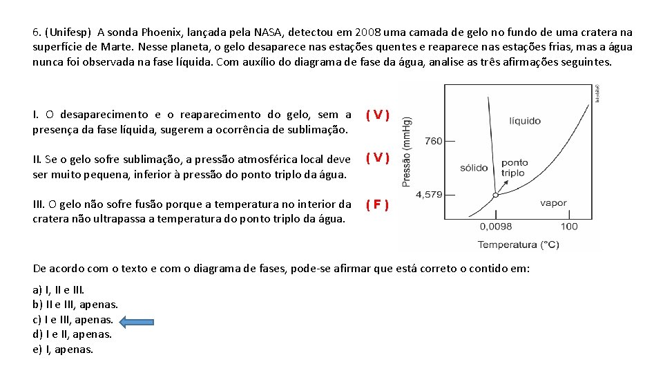 Reviso de calorimetria e mudana de estado Calor