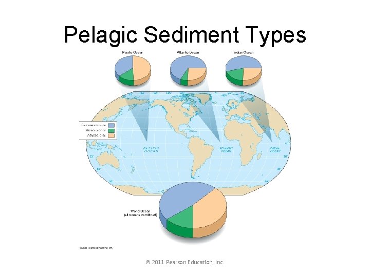Pelagic Sediment Types © 2011 Pearson Education, Inc. 