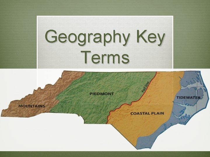 Geography Key Terms 