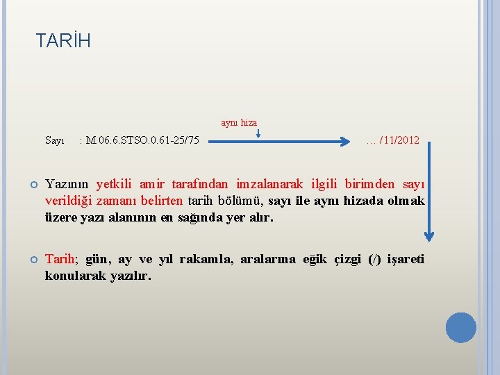 TARİH aynı hiza Sayı : M. 06. 6. STSO. 0. 61 -25/75 … /11/2012