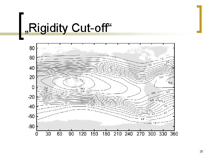 „Rigidity Cut-off“ 20 