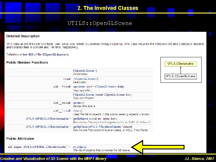2. The Involved Classes UTILS: : Open. GLScene Creation and Visualization of 3 D 2. The Involved Classes UTILS: : Open. GLScene Creation and Visualization of 3 D
