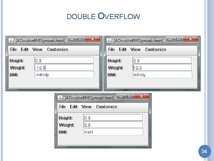 DOUBLE OVERFLOW 34 