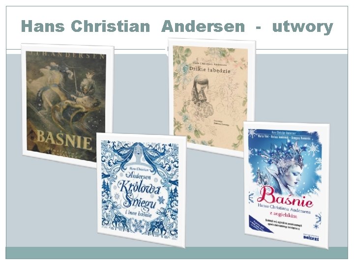 Hans Christian Andersen - utwory 