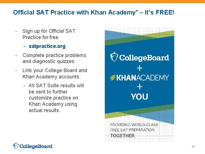 Official SAT Practice with Khan Academy® – It’s FREE! + Sign up for Official
