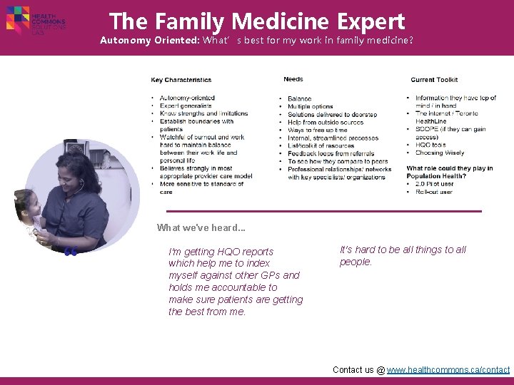 The Family Medicine Expert Autonomy Oriented: What’s best for my work in family medicine?
