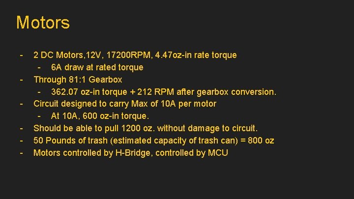 Motors - 2 DC Motors, 12 V, 17200 RPM, 4. 47 oz-in rate torque