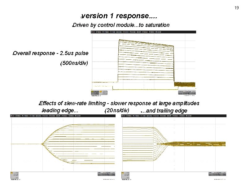 19 version 1 response. . � Driven by control module. . . to saturation 19 version 1 response. . � Driven by control module. . . to saturation