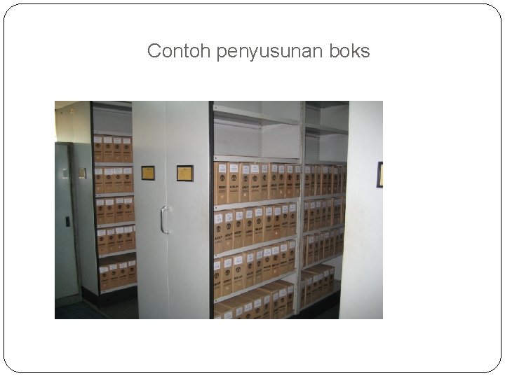 Contoh penyusunan boks Contoh penyusunan boks