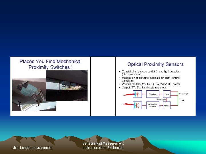 ch-1 Length measurement Sensors and Measurement Instrumenattion Systems II 