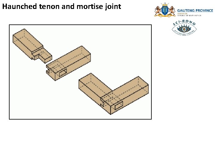 Haunched tenon and mortise joint 