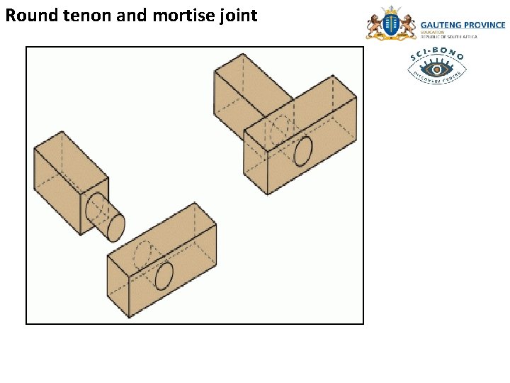 Round tenon and mortise joint 