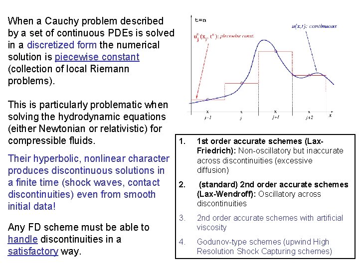 When a Cauchy problem described by a set of continuous PDEs is solved in