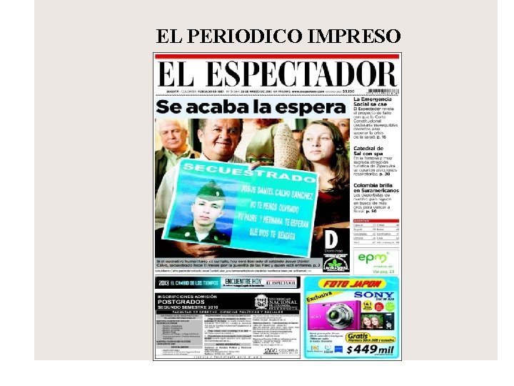 EL PERIODICO IMPRESO 