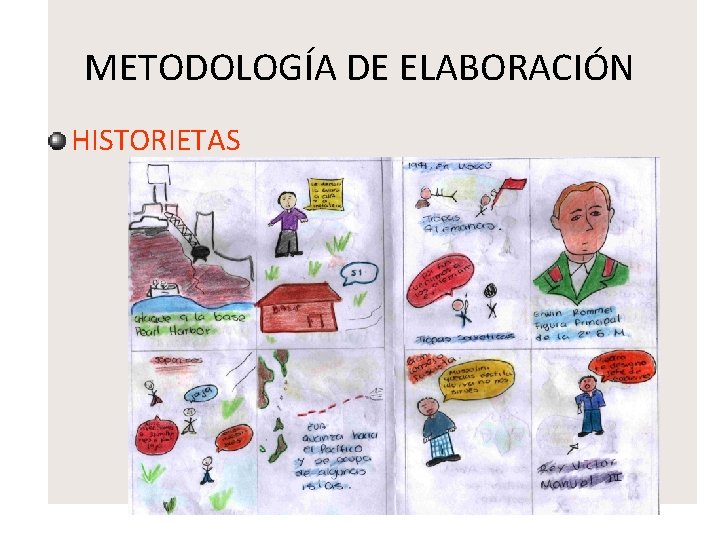 METODOLOGÍA DE ELABORACIÓN HISTORIETAS 