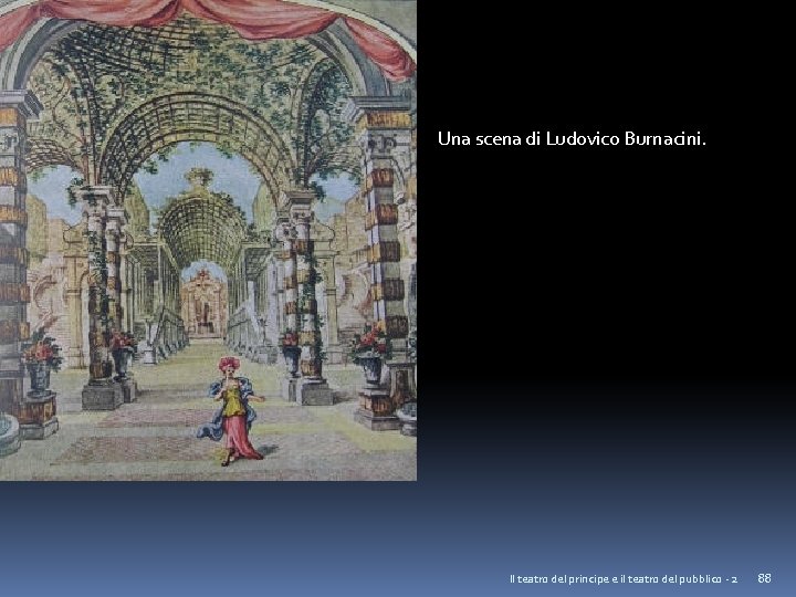 Una scena di Ludovico Burnacini. Il teatro del principe e il teatro del pubblico