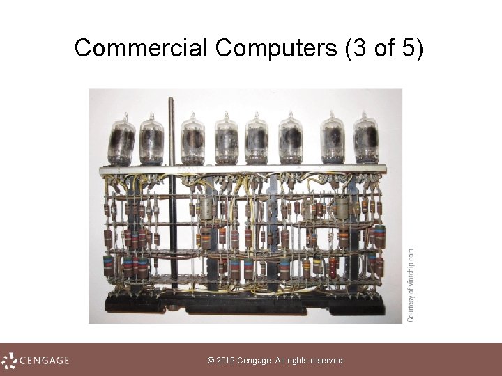 Commercial Computers (3 of 5) © 2019 Cengage. All rights reserved. 