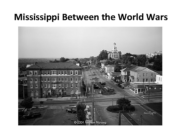 Mississippi Between the World Wars 