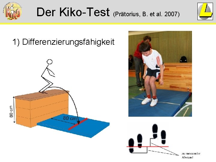 Der Kiko-Test (Prätorius, B. et al. 2007) 1) Differenzierungsfähigkeit Der Kiko-Test (Prätorius, B. et al. 2007) 1) Differenzierungsfähigkeit
