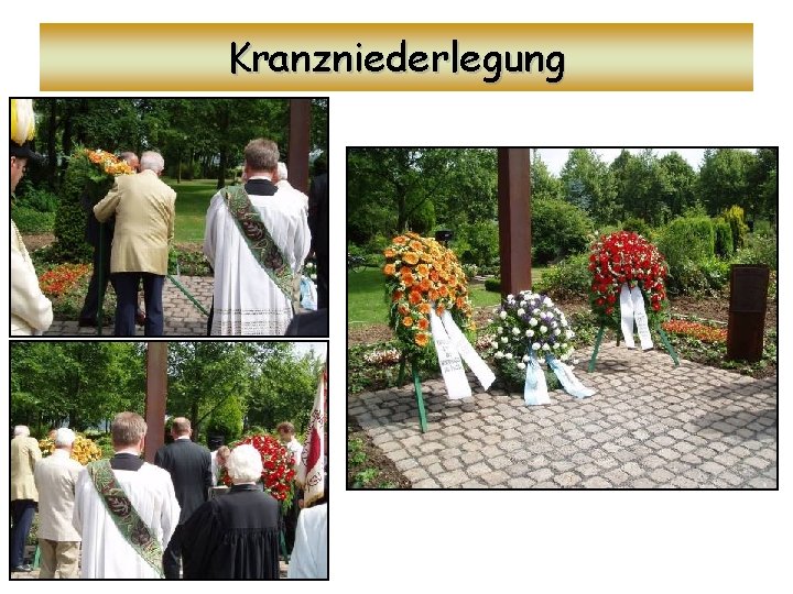 Kranzniederlegung 