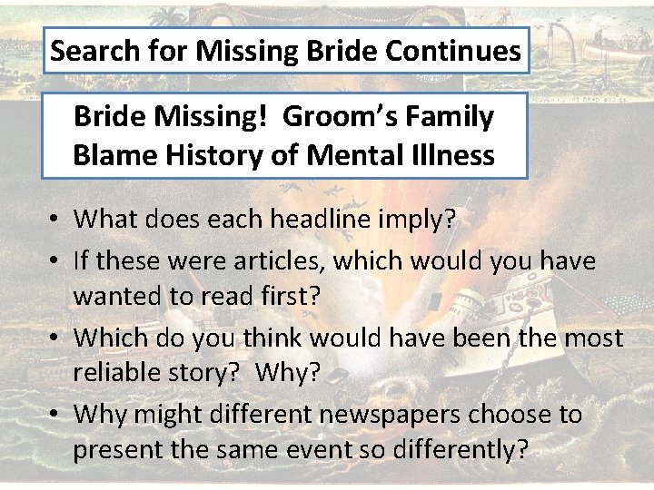 Search for Missing Bride Continues Bride Missing! Groom’s Family Blame History of Mental Illness