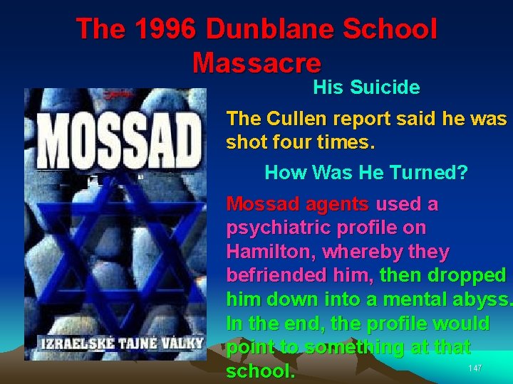 The 1996 Dunblane School Massacre His Suicide The Cullen report said he was shot