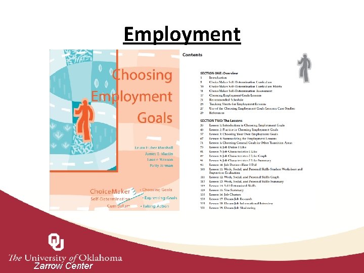 Employment Zarrow Center 