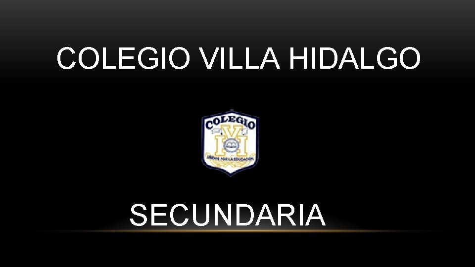 COLEGIO VILLA HIDALGO SECUNDARIA 