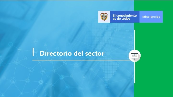 Directorio del sector 